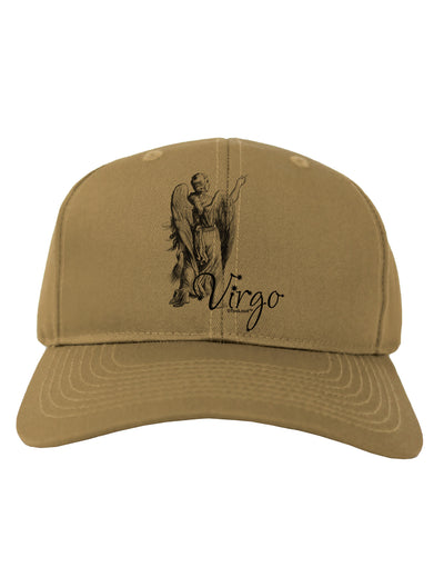 Virgo Illustration Adult Baseball Cap Hat-Baseball Cap-TooLoud-Khaki-One Size-Davson Sales