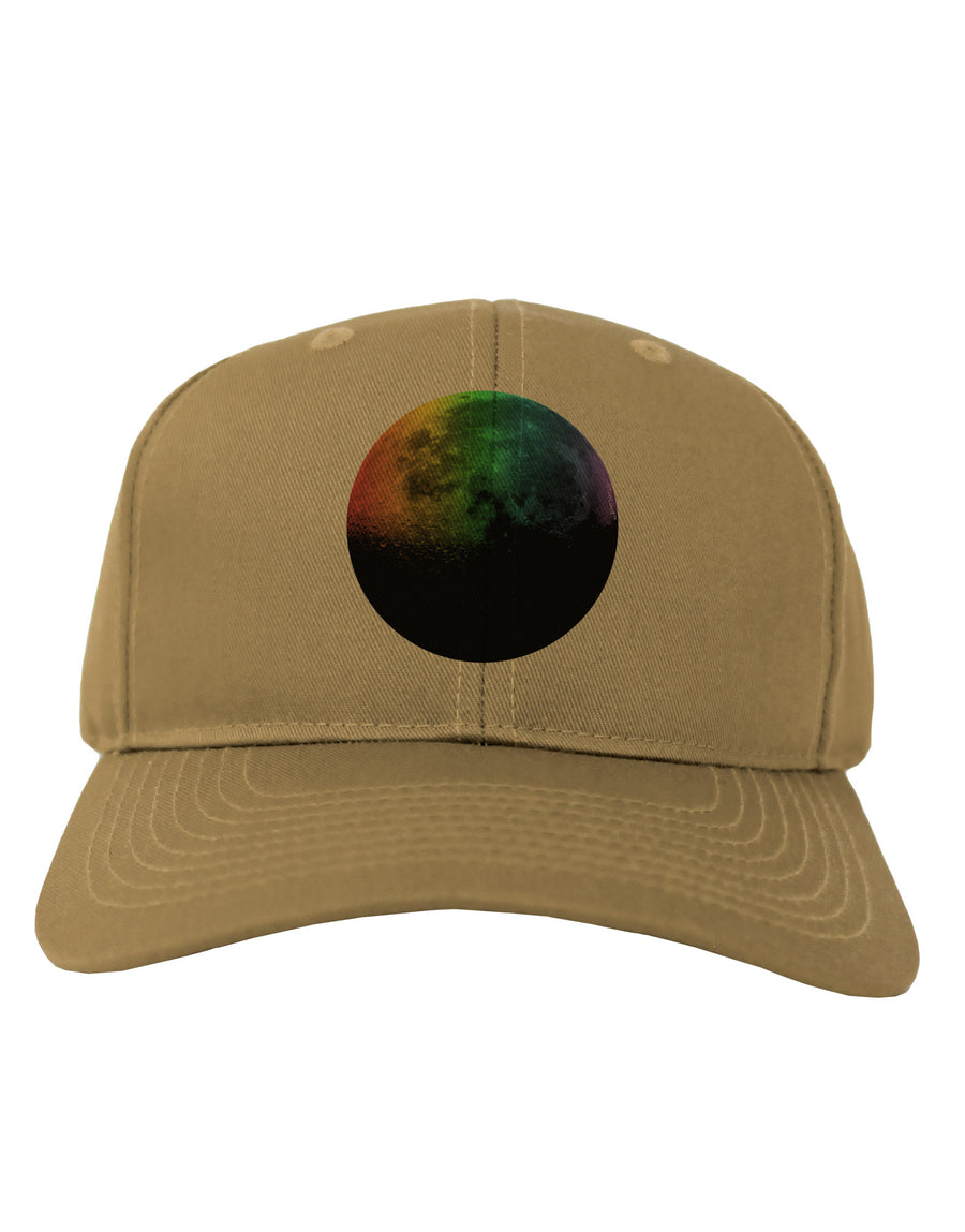 Rainbow Moon Adult Baseball Cap Hat-Baseball Cap-TooLoud-White-One Size-Davson Sales