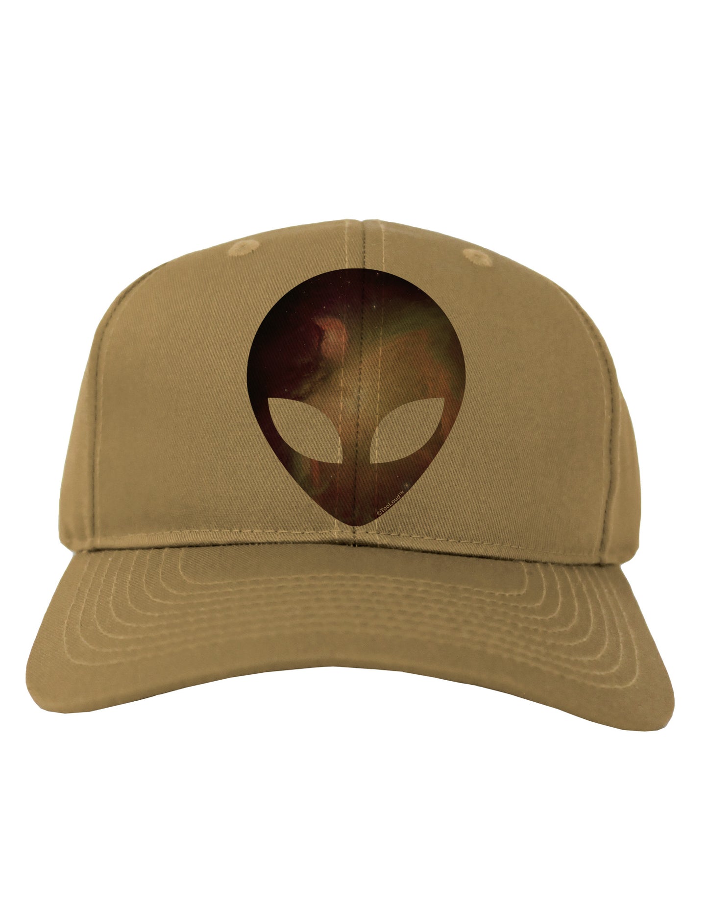 Extraterrestrial Face - Space #2 Adult Baseball Cap Hat by TooLoud-Baseball Cap-TooLoud-Khaki-One Size-Davson Sales
