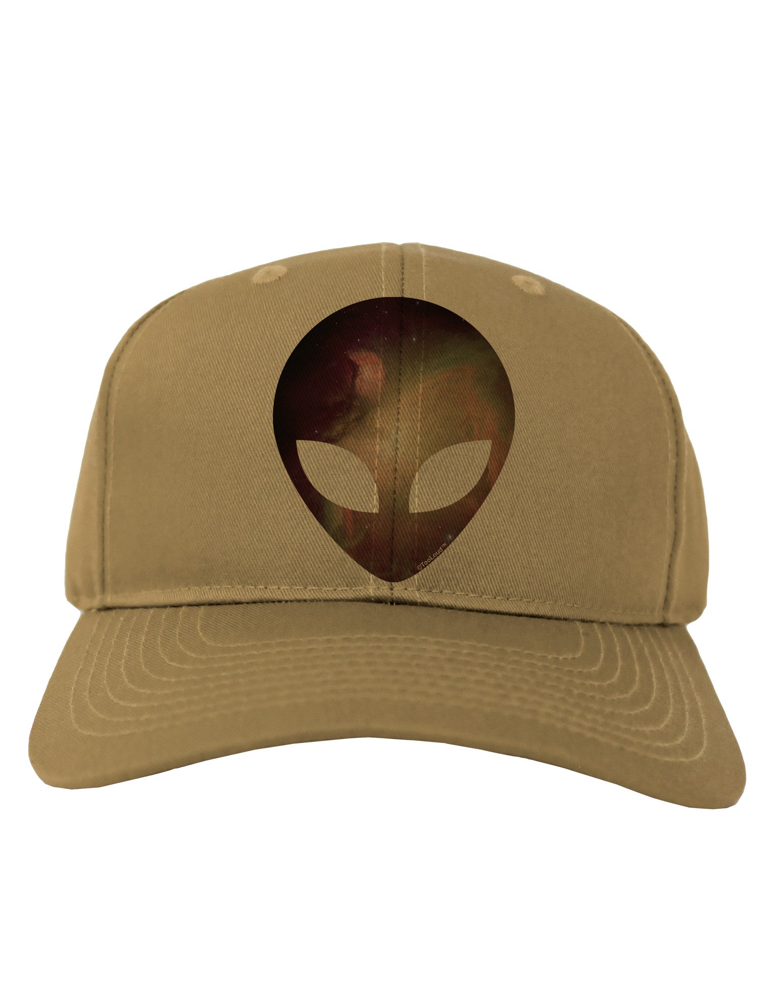 Extraterrestrial Face - Space #2 Adult Baseball Cap Hat by TooLoud-Baseball Cap-TooLoud-Khaki-One Size-Davson Sales