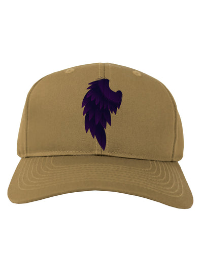 Single Left Dark Angel Wing Design - Couples Adult Baseball Cap Hat-Baseball Cap-TooLoud-Khaki-One Size-Davson Sales