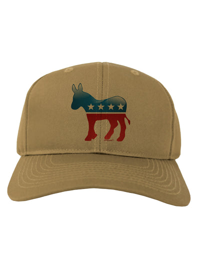 Democrat Bubble Symbol Adult Baseball Cap Hat-Baseball Cap-TooLoud-Khaki-One Size-Davson Sales