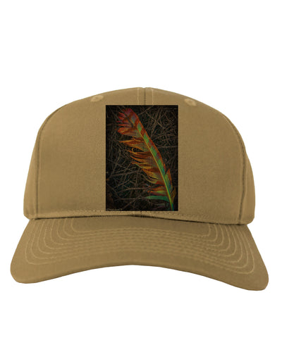 Rainbow Feather Adult Baseball Cap Hat-Baseball Cap-TooLoud-Khaki-One Size-Davson Sales