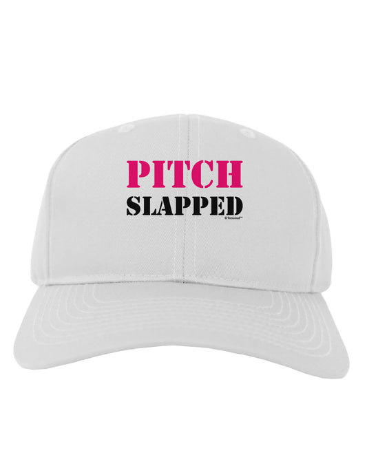 Pitch Slapped - Pink Adult Baseball Cap Hat-Baseball Cap-TooLoud-White-One Size-Davson Sales