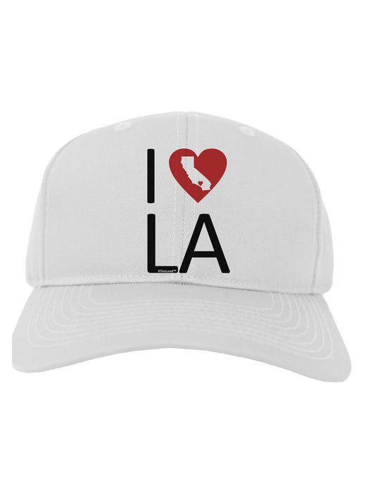 I Heart Los Angeles Adult Baseball Cap Hat-Baseball Cap-TooLoud-White-One Size-Davson Sales