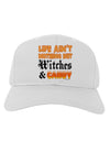 Witches and Candy Color Adult Baseball Cap Hat-Baseball Cap-TooLoud-White-One Size-Davson Sales