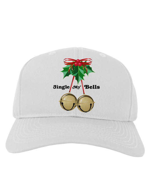 Jingle My Bells Adult Baseball Cap Hat-Baseball Cap-TooLoud-White-One Size-Davson Sales