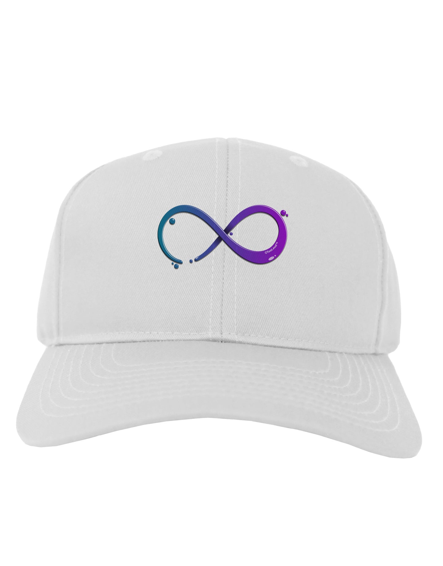 Painted Infinity Adult Baseball Cap Hat-Baseball Cap-TooLoud-White-One Size-Davson Sales