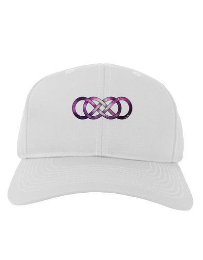 Double Ininifty Galaxy Adult Baseball Cap Hat-Baseball Cap-TooLoud-White-One Size-Davson Sales