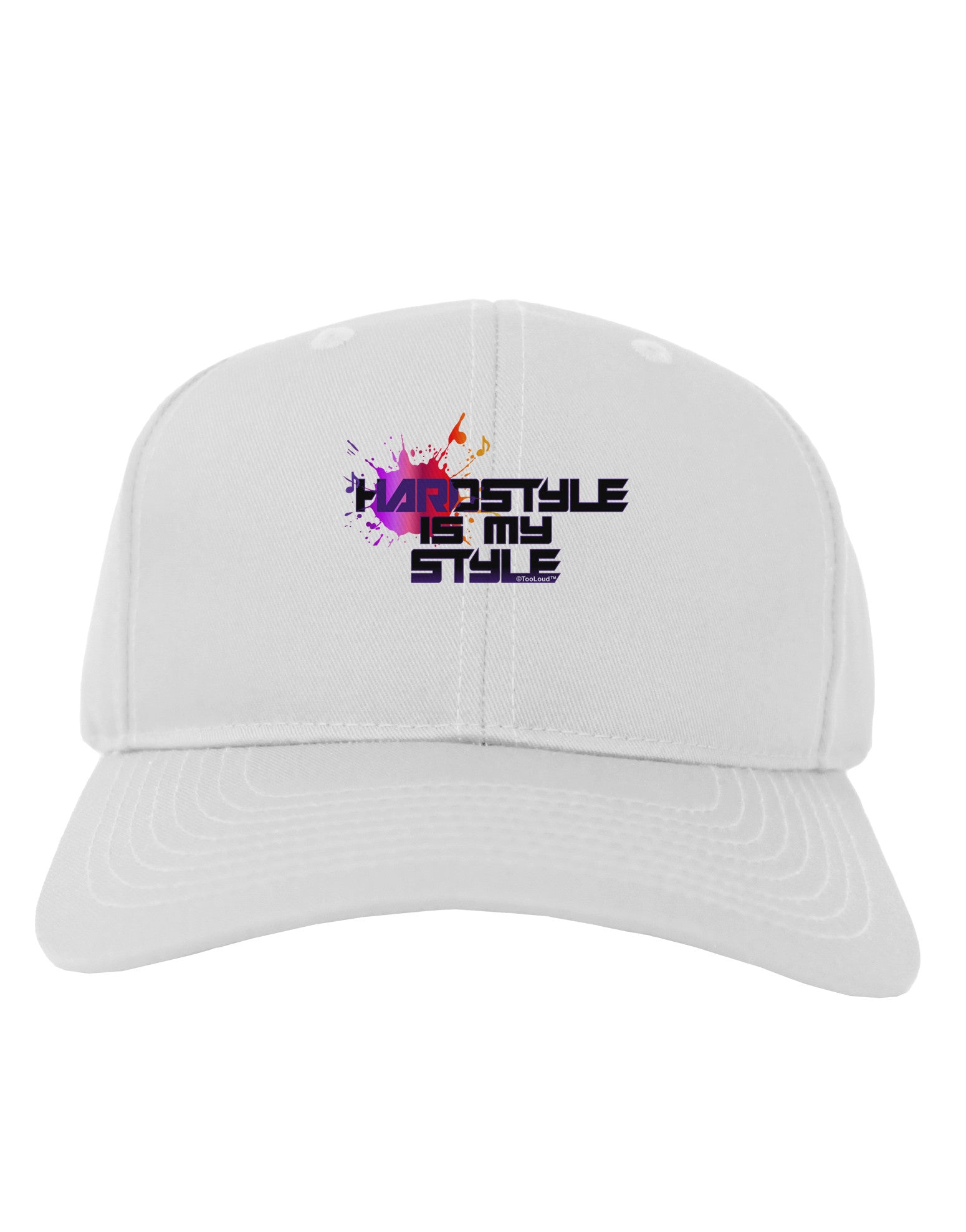 Hardstyle Is My Style Adult Baseball Cap Hat-Baseball Cap-TooLoud-White-One Size-Davson Sales