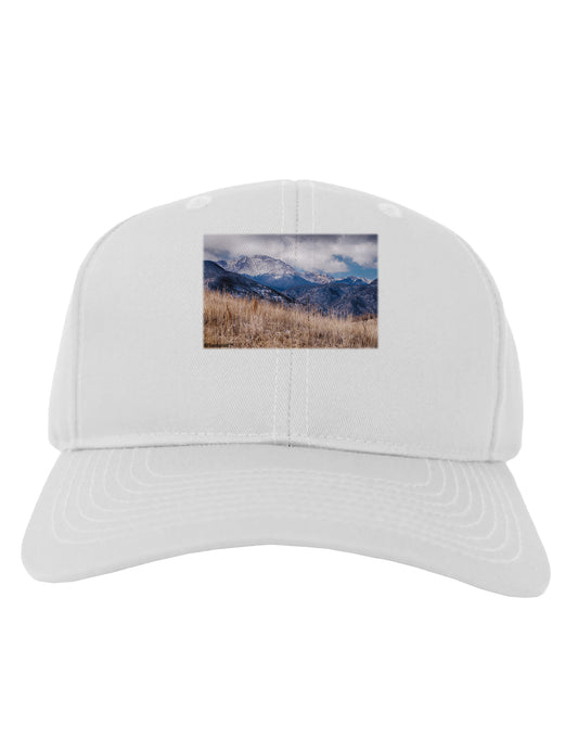 Pikes Peak CO Mountains Adult Baseball Cap Hat by TooLoud-Baseball Cap-TooLoud-White-One Size-Davson Sales
