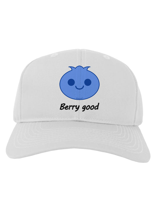 Blueberry - Berry Good Adult Baseball Cap Hat-Baseball Cap-TooLoud-White-One Size-Davson Sales