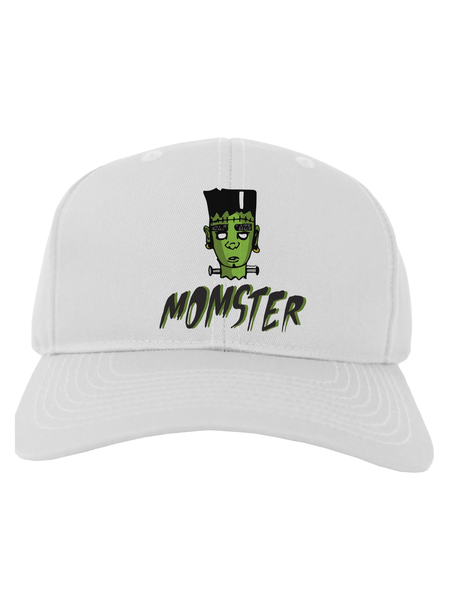 Momster Frankenstein Adult Baseball Cap Hat-Baseball Cap-TooLoud-White-One-Size-Fits-Most-Davson Sales