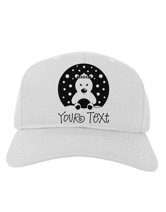 Personalized Matching Polar Bear Family Design - Your Text Adult Baseball Cap Hat-Baseball Cap-TooLoud-White-One Size-Davson Sales