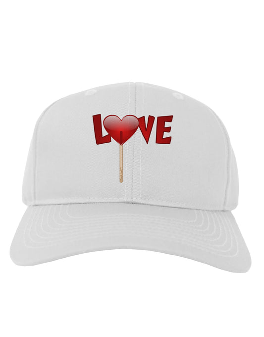 Love Lollipop Adult Baseball Cap Hat-Baseball Cap-TooLoud-White-One Size-Davson Sales