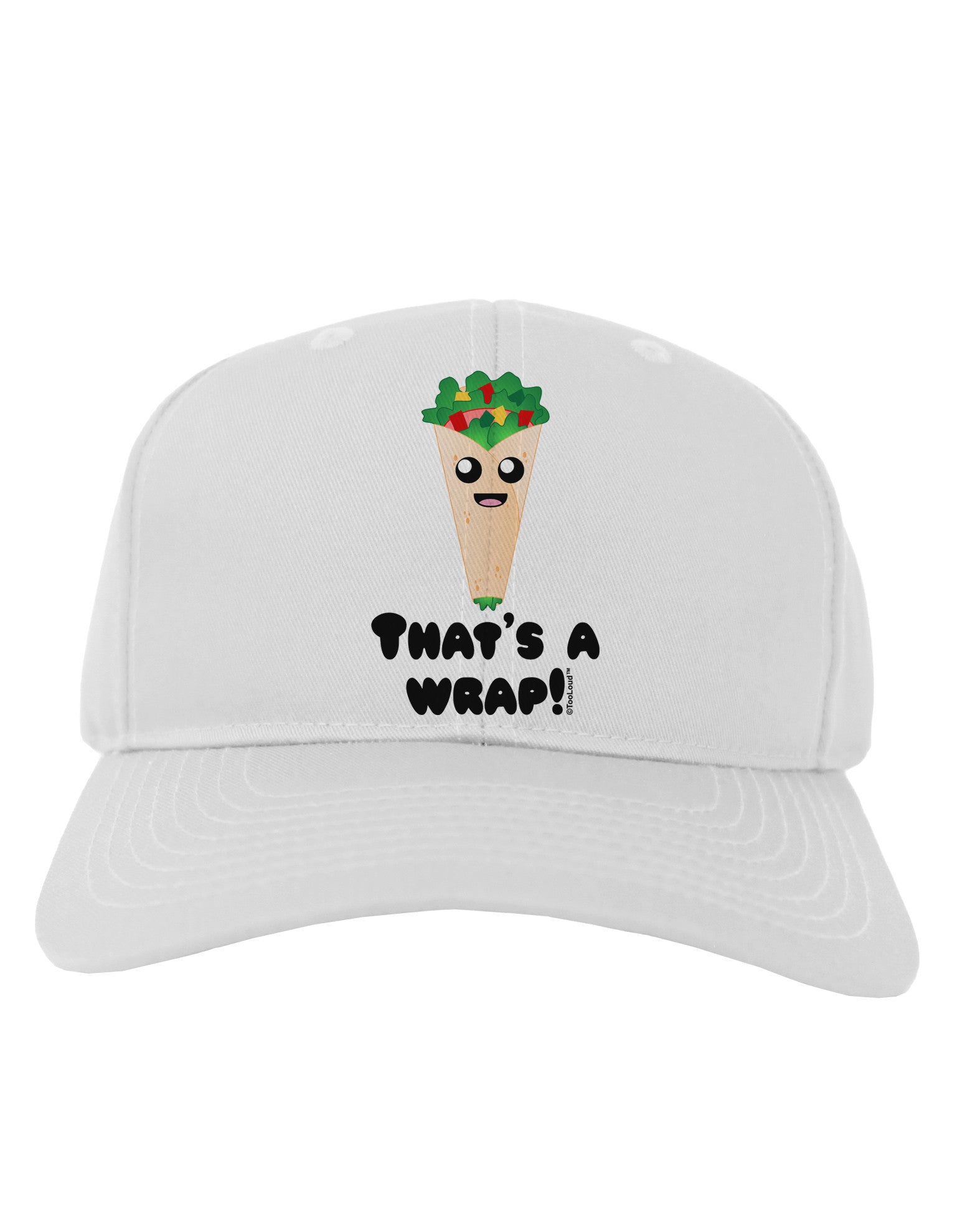 Thats A Wrap Cute Wrap Adult Baseball Cap Hat-Baseball Cap-TooLoud-White-One Size-Davson Sales