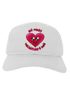 My First Valentine's Day Adult Baseball Cap Hat-Baseball Cap-TooLoud-White-One Size-Davson Sales