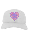 Happy First Mother's Day Mommy - Pink Adult Baseball Cap Hat by TooLoud-Baseball Cap-TooLoud-White-One Size-Davson Sales