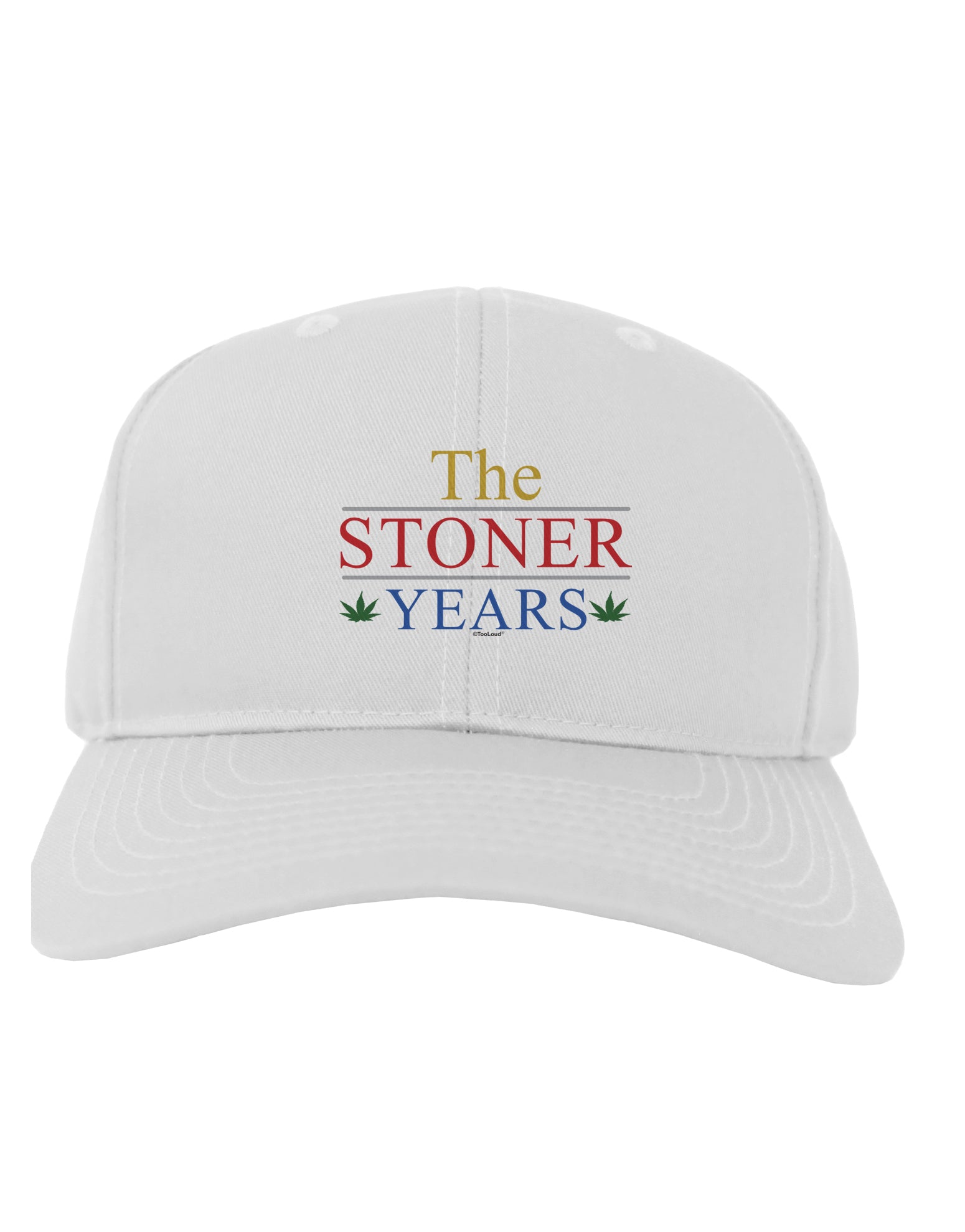 The Stoner Years Adult Baseball Cap Hat by TooLoud-Baseball Cap-TooLoud-White-One Size-Davson Sales