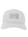 Mexican Flag of Margaritas Adult Baseball Cap Hat by TooLoud-Baseball Cap-TooLoud-White-One Size-Davson Sales