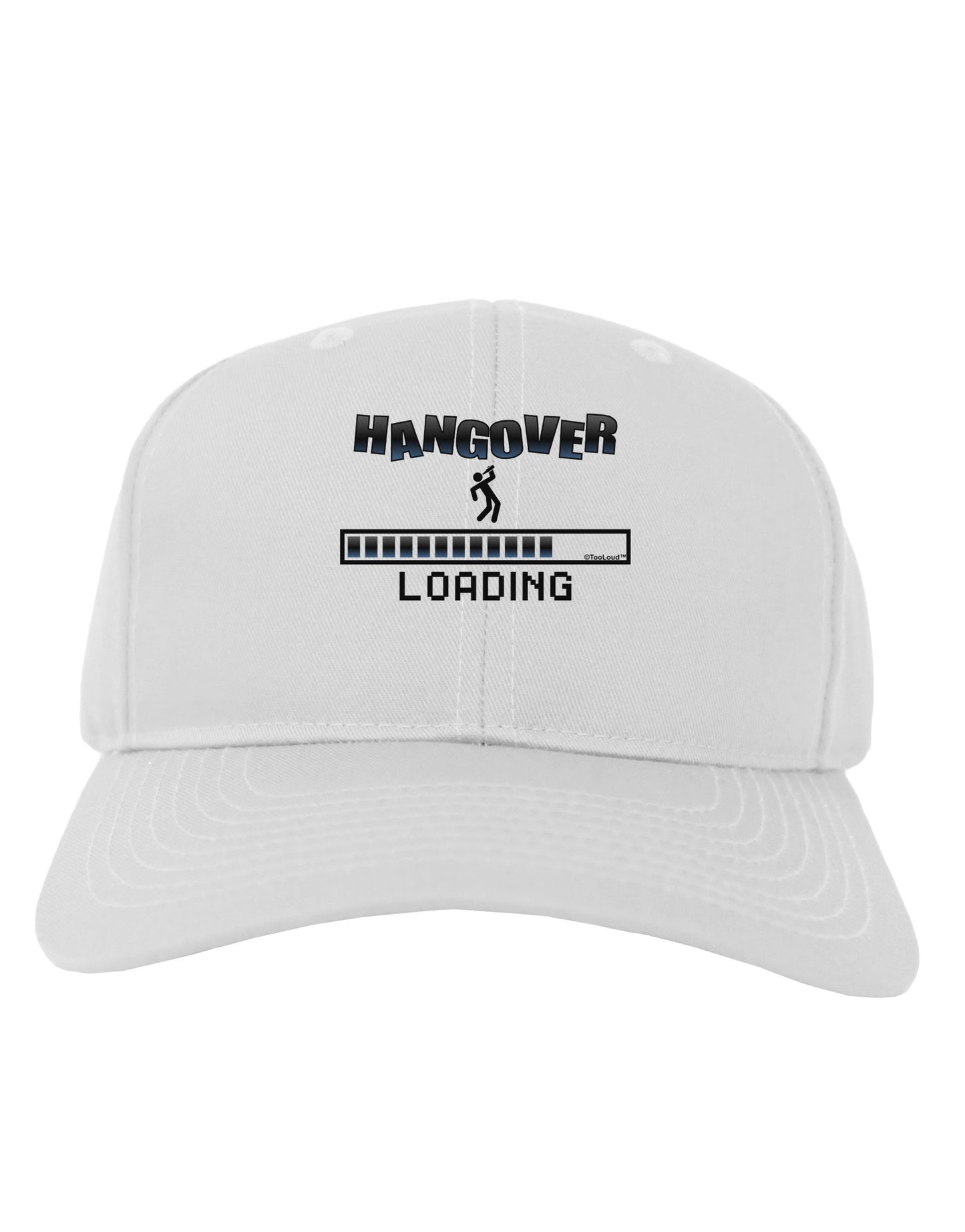 Hangover Loading Adult Baseball Cap Hat-Baseball Cap-TooLoud-White-One Size-Davson Sales