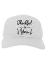 Thankful for you Adult Baseball Cap Hat-Baseball Cap-TooLoud-White-One-Size-Fits-Most-Davson Sales