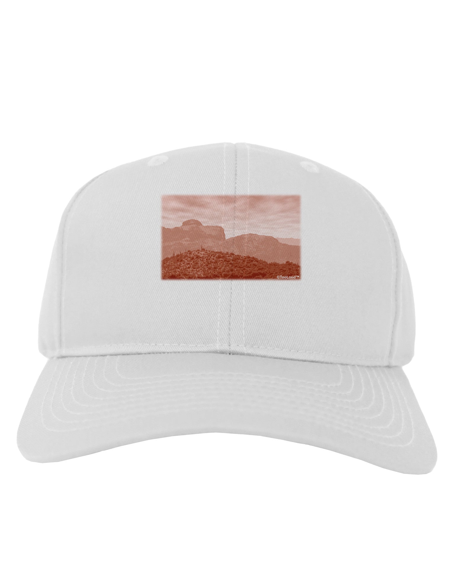 Red Planet Landscape Adult Baseball Cap Hat-Baseball Cap-TooLoud-White-One Size-Davson Sales