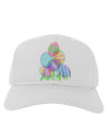 Gel Look Easter Eggs Adult Baseball Cap Hat-Baseball Cap-TooLoud-White-One Size-Davson Sales