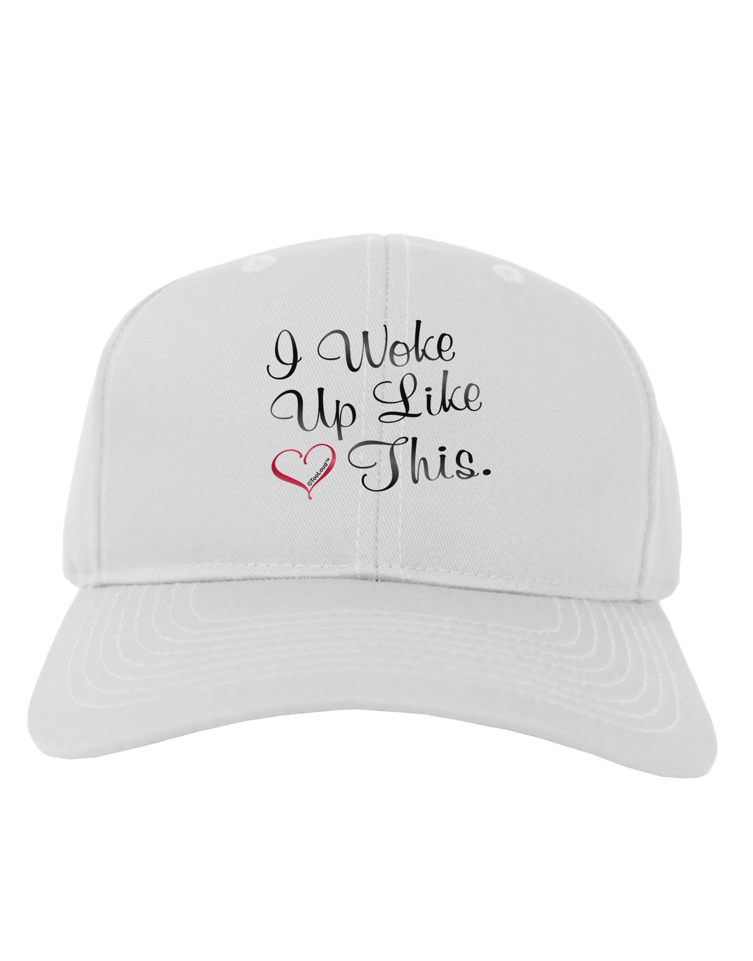 I Woke Up Like This Adult Baseball Cap Hat-Baseball Cap-TooLoud-White-One Size-Davson Sales