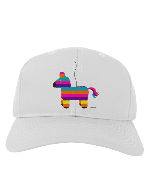 Colorful Hanging Pinata Design Adult Baseball Cap Hat by TooLoud-Baseball Cap-TooLoud-White-One Size-Davson Sales