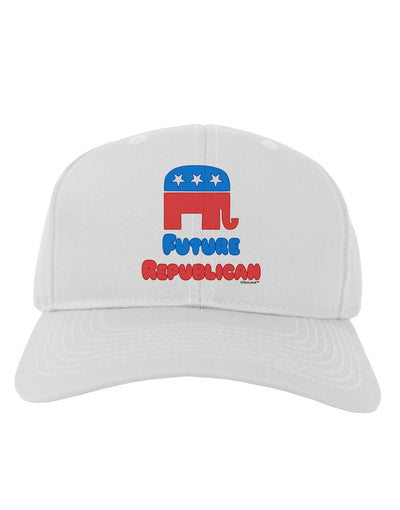 Future Republican Adult Baseball Cap Hat-Baseball Cap-TooLoud-White-One Size-Davson Sales