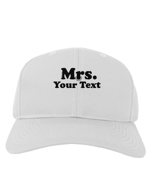 Personalized Mrs Classy Adult Baseball Cap Hat by TooLoud-Baseball Cap-TooLoud-White-One Size-Davson Sales