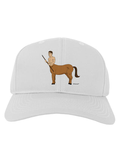 Greek Mythology Centaur Design - Color Adult Baseball Cap Hat by TooLoud-Baseball Cap-TooLoud-White-One Size-Davson Sales