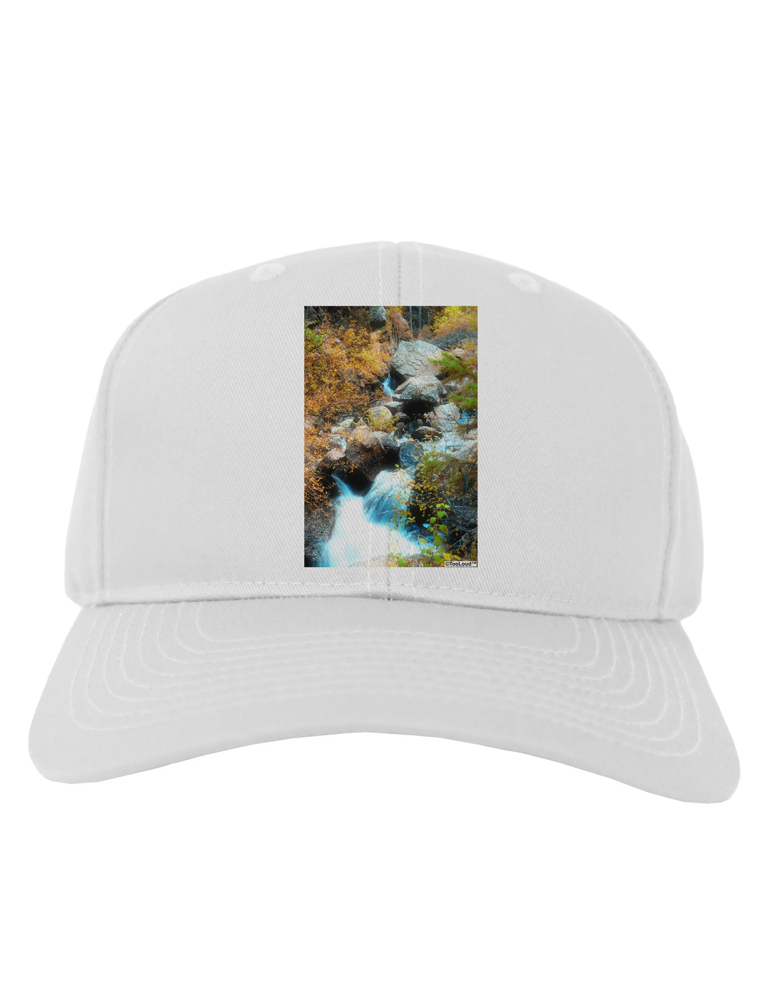 Rockies Waterfall Adult Baseball Cap Hat-Baseball Cap-TooLoud-White-One Size-Davson Sales