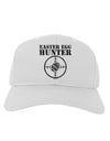 Easter Egg Hunter Distressed Adult Baseball Cap Hat by TooLoud-Baseball Cap-TooLoud-White-One Size-Davson Sales