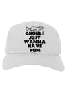 Ghouls Just Wanna Have Fun Adult Baseball Cap Hat-Baseball Cap-TooLoud-White-One-Size-Fits-Most-Davson Sales