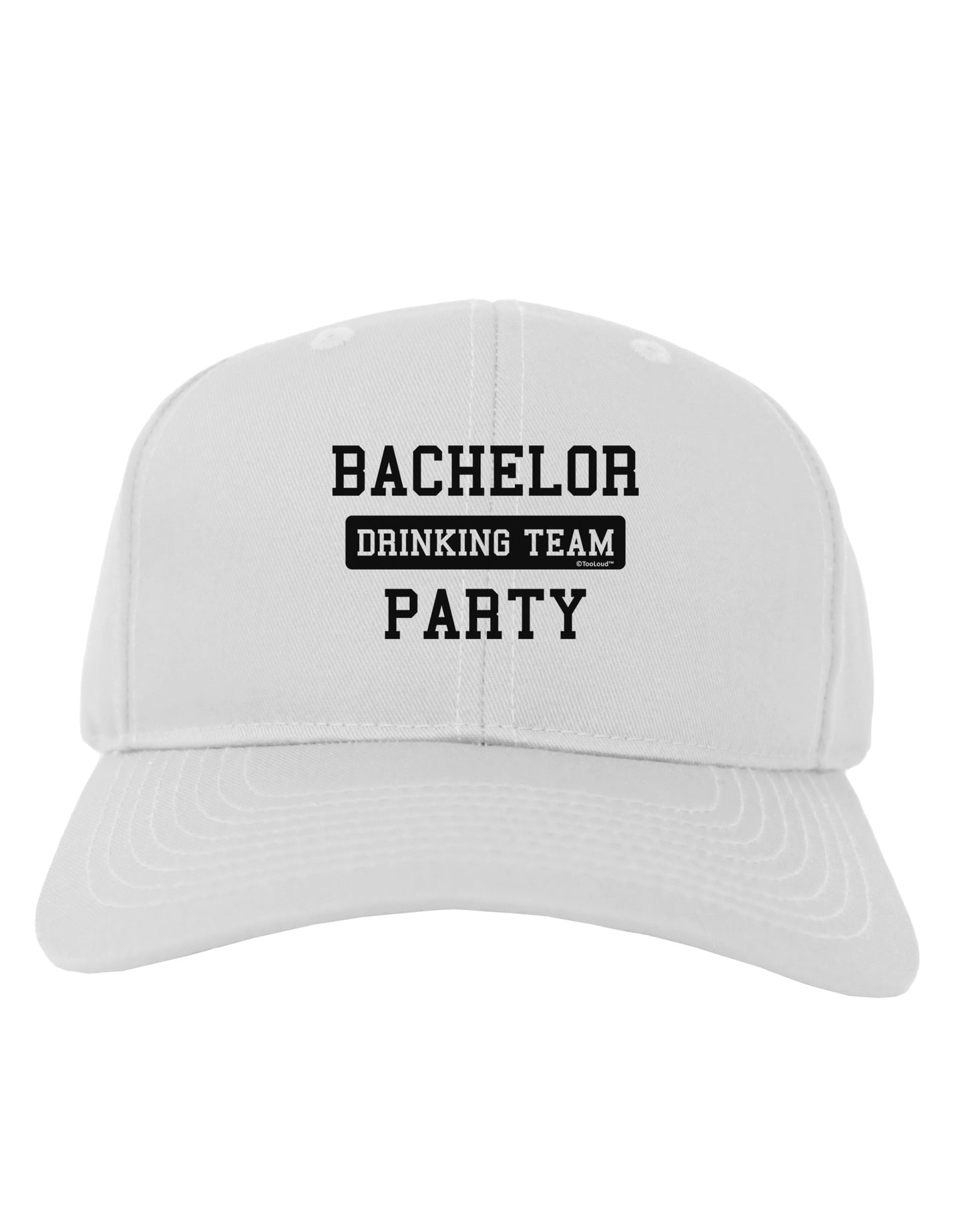 Bachelor Party Drinking Team Adult Baseball Cap Hat-Baseball Cap-TooLoud-White-One Size-Davson Sales