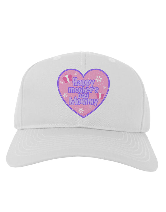 Happy Mother's Day Mommy - Pink Adult Baseball Cap Hat by TooLoud-Baseball Cap-TooLoud-White-One Size-Davson Sales