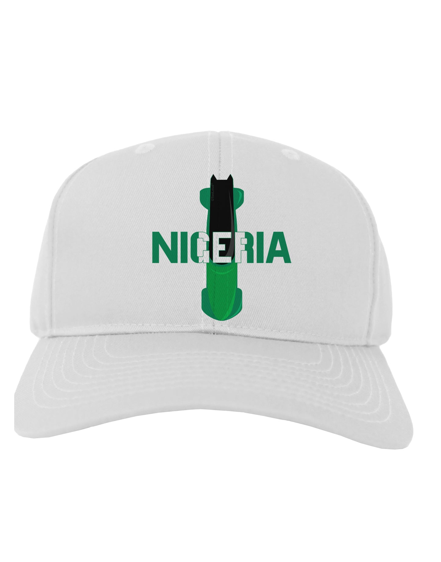 Nigeria Bobsled Adult Baseball Cap Hat by TooLoud-Baseball Cap-TooLoud-White-One Size-Davson Sales