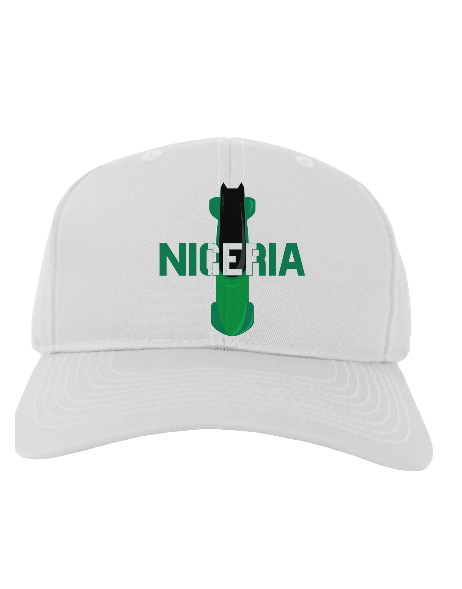 Nigeria Bobsled Adult Baseball Cap Hat by TooLoud-Baseball Cap-TooLoud-White-One Size-Davson Sales