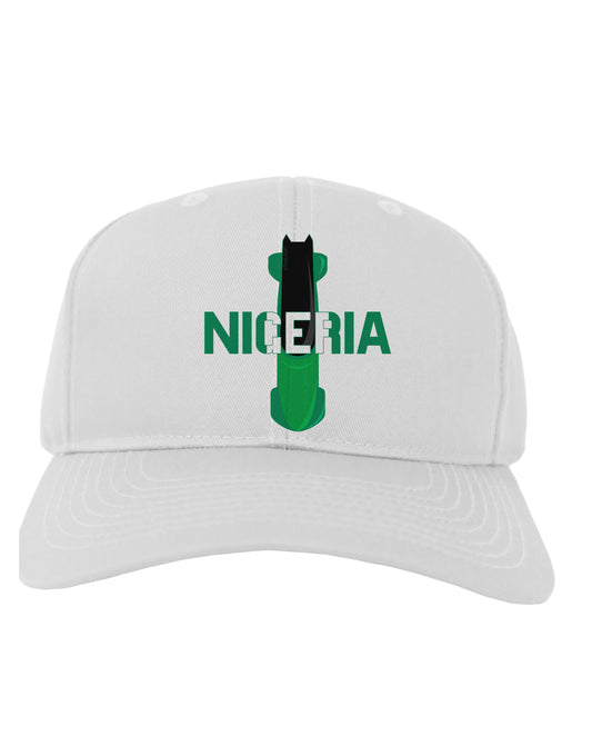 Nigeria Bobsled Adult Baseball Cap Hat by TooLoud-Baseball Cap-TooLoud-White-One Size-Davson Sales