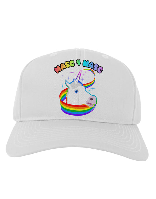 Masc 4 Masc Pranciful Unicorn Adult Baseball Cap Hat-Baseball Cap-TooLoud-White-One Size-Davson Sales