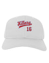 Hillary Jersey 16 Adult Baseball Cap Hat-Baseball Cap-TooLoud-White-One Size-Davson Sales