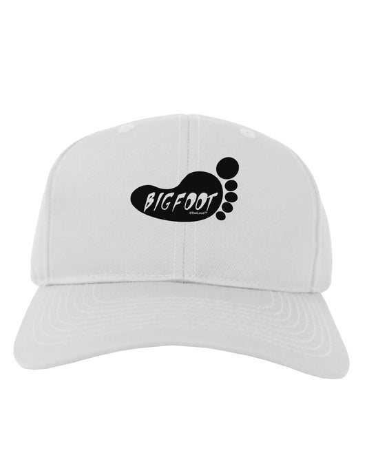 Bigfoot Adult Baseball Cap Hat by TooLoud-Baseball Cap-TooLoud-White-One Size-Davson Sales