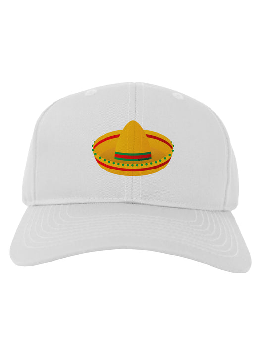 Sombrero Design Adult Baseball Cap Hat by TooLoud-Baseball Cap-TooLoud-White-One Size-Davson Sales