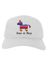 Colorful Pinata Design - Cinco de Mayo Adult Baseball Cap Hat by TooLoud-Baseball Cap-TooLoud-White-One Size-Davson Sales