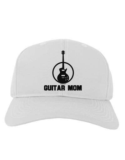 Guitar Mom - Mother's Day Design Adult Baseball Cap Hat-Baseball Cap-TooLoud-White-One Size-Davson Sales