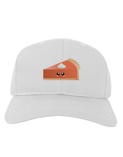 Cute Pumpkin Pie Thanksgiving Adult Baseball Cap Hat-Baseball Cap-TooLoud-White-One Size-Davson Sales