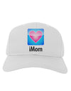 iMom - Mothers Day Adult Baseball Cap Hat-Baseball Cap-TooLoud-White-One Size-Davson Sales