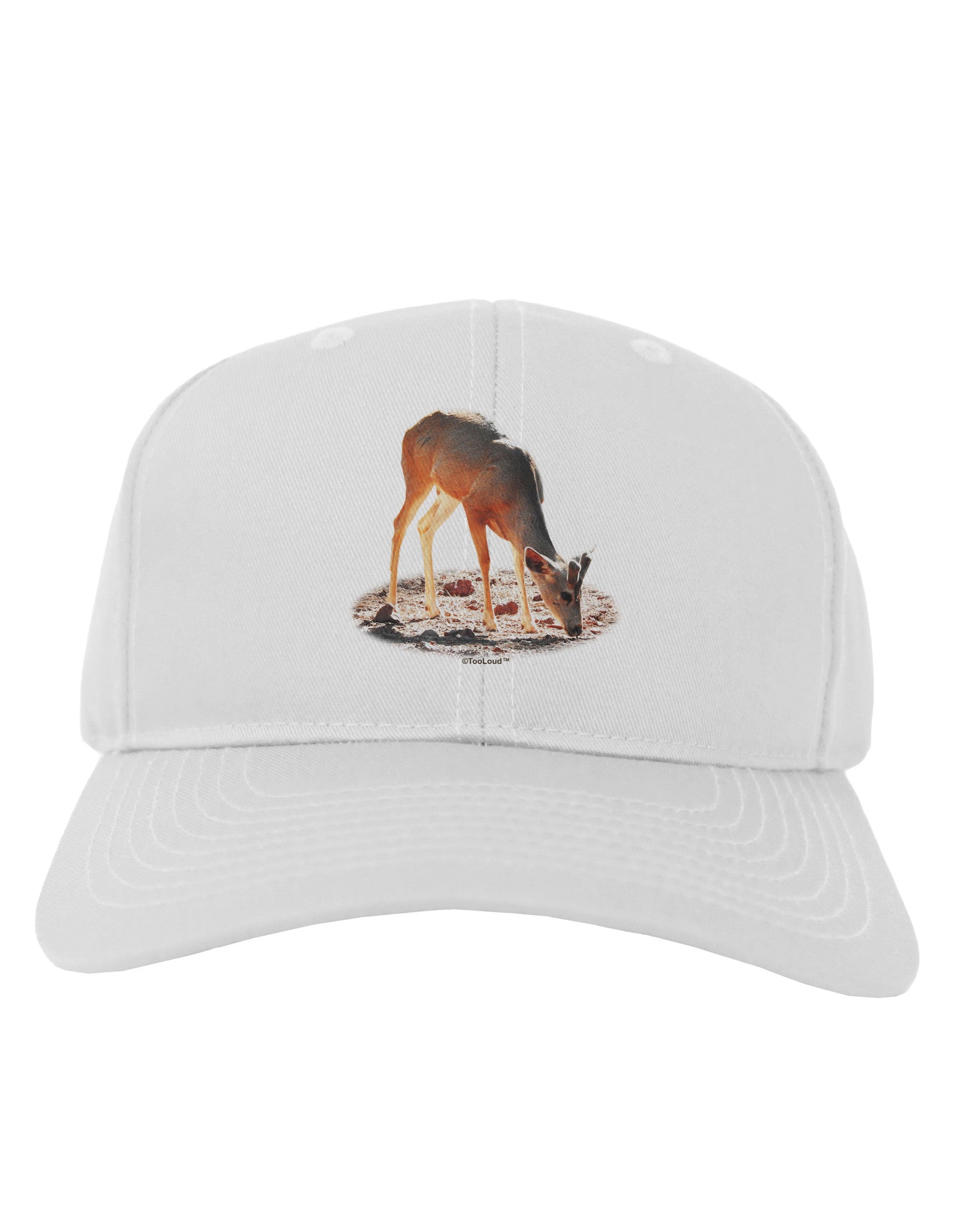 Little Buck Cutout Adult Baseball Cap Hat-Baseball Cap-TooLoud-White-One Size-Davson Sales